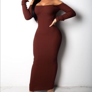 Fashion Nova New W/tags high low midi dress 🌹